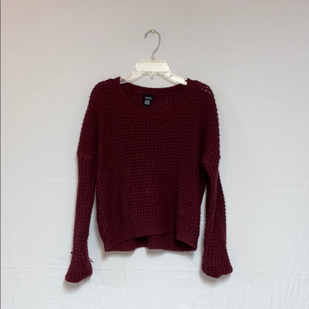Knitted Red Sweater